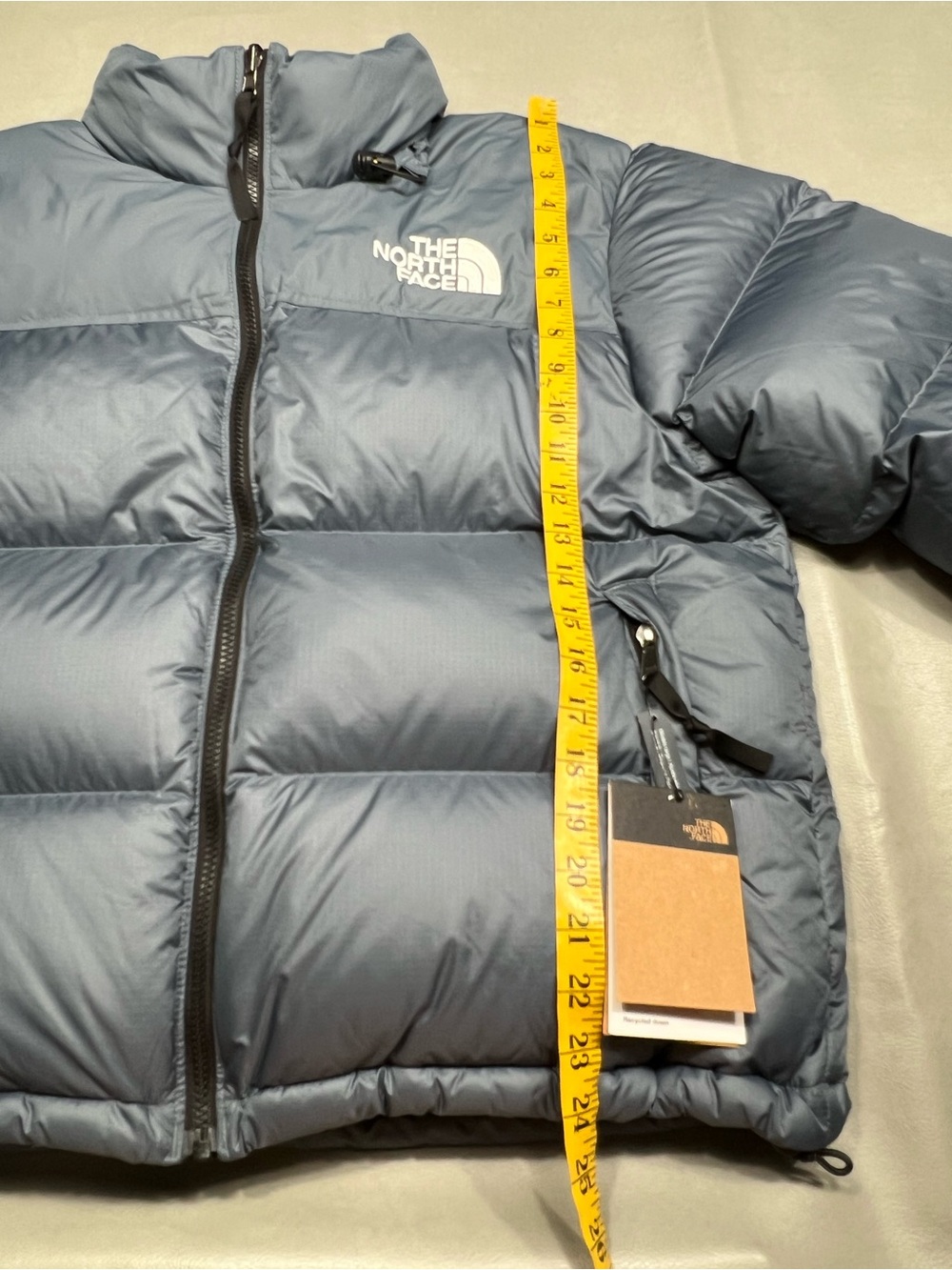 The North Face Womens 1996 Retro Nuptse Jacket Granite Grey Size XL 700 Down NWT - Picture 13 of 16